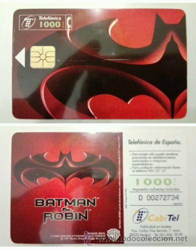 Carte telefoniche di collezione: ESPA&Ntilde;A TT TARJETA TELEFONICA BATMAN Y ROBIN