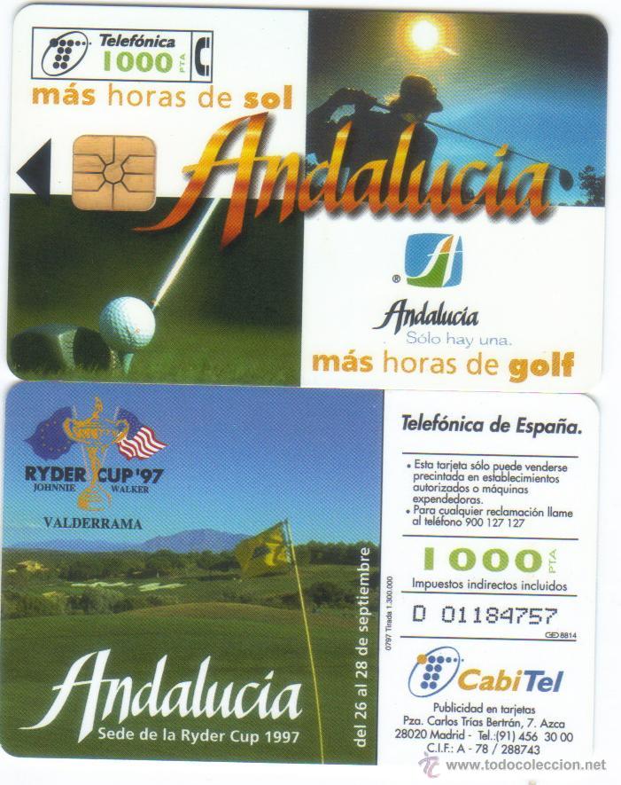 Carte telefoniche di collezione: ESPA&Ntilde;A TT TARJETA TELEFONICA ANDALUCIA 1997