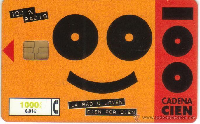 Carte telefoniche di collezione: ESPA&Ntilde;A TT TARJETA TELEFONICA RADIO CADENA 100 1999