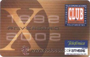 Carte telefoniche di collezione: ESPA&Ntilde;A TT TARJETA TELEFONICA NUEVA CON PRECINTO CLUB COLECCIONISTAS 2002 e89