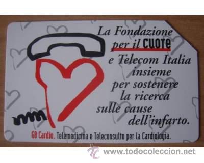Sammlung von Telefonkarten: TARJETA TELEFONICA ITALIA TT FUNDACION POR EL CORAZON 5000 LIRE CUORE