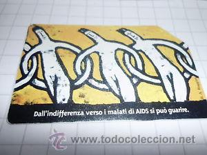 Sammlung von Telefonkarten: TARJETA TELEFONICA ITALIA 10000 LIRE PREVENCION DEL SIDA HIV