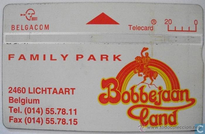 Sammlung von Telefonkarten: TARJETA TELEFONICA BELGICA TT BELGACOM 20 FAMILY PARK