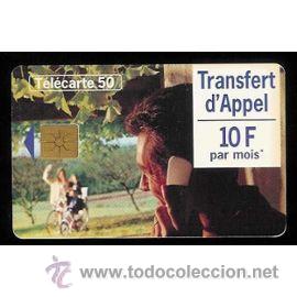 Sammlung von Telefonkarten: TARJETA TELEFONICA TELECARTE 50 TT TRANSFERT D&Agrave;PPEL