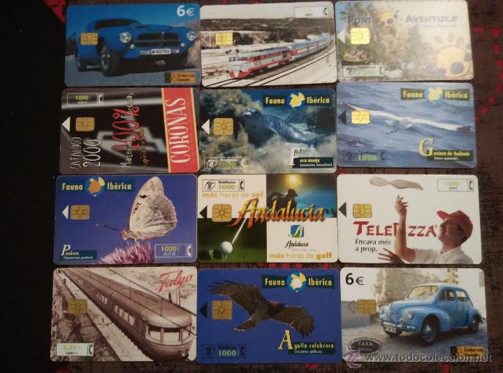 Carte telefoniche di collezione: LOTE 12 TARJETAS TELEFONICAS ESPA&Ntilde;A TT 1000 PESETAS 6&euro; O INDIVIDUALES