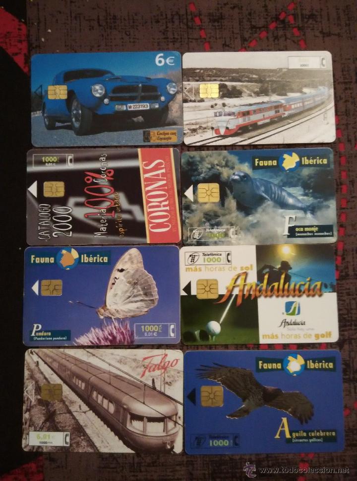 Carte telefoniche di collezione: LOTE 8 TARJETAS TELEFONICAS ESPA&Ntilde;A TT 1000 PESETAS 6&euro; O INDIVIDUALES