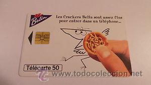 Carte telefoniche di collezione: TARJETA TELEFONICA TELECARTE 50 TT GALLETAS BELIN CRACKERS
