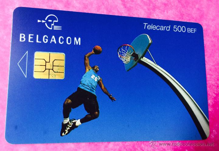 Carte telefoniche di collezione: Tarjeta telef&oacute;nica de B&eacute;lgica - Baloncesto - Basket