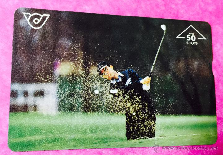 Carte telefoniche di collezione: Tarjeta telef&oacute;nica de Austria - Campeonato de Golf - A&ntilde;os 90