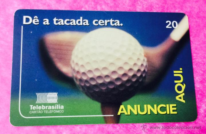 Carte telefoniche di collezione: Tarjeta telef&oacute;nica de Brasil - Golf - A&ntilde;os 90