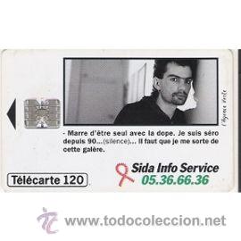 Carte telefoniche di collezione: TARJETA TELEFONICA TELECARTE 120 TT SIDA SERVICIO INFORMATIVO