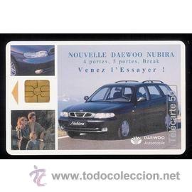 Carte telefoniche di collezione: TARJETA TELEFONICA TELECARTE 50 DAEWOO NUBIRA FRANCE TELECOM COCHES