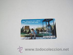 Carte telefoniche di collezione: TARJETA TELEFONICA TELECARTE 120 TELEFONO CABINA TT FRANCE TELECOM