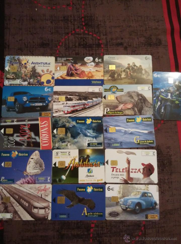 Carte telefoniche di collezione: LOTE 16 TARJETAS TELEFONICAS ESPA&Ntilde;A TT DIFERENTES