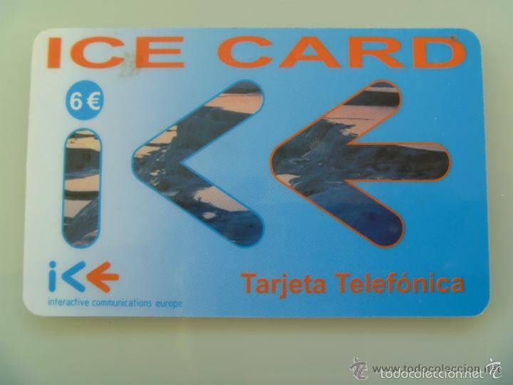 Carte telefoniche di collezione: TARJETA TELEFONICA ICE CARD .
