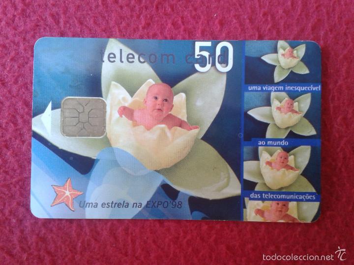 Carte telefoniche di collezione: TARJETA TELEF&Oacute;NICA TEL&Eacute;FONO DE PORTUGAL telecom expo lisboa 98 1998 as comunica&ccedil;oes VER FOTO/S Y DES