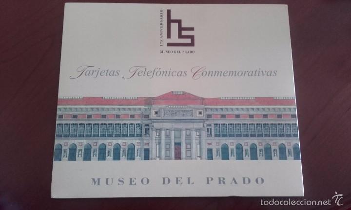 Tarjetas telef&oacute;nicas de colecci&oacute;n: Folder 4 tarjetas telef&oacute;nicas conmemorativas Museo del Prado num 1247/5100 Telef&oacute;nica