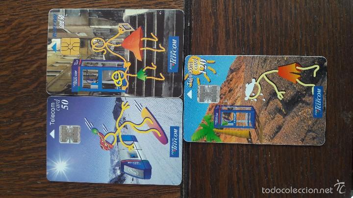 Carte telefoniche di collezione: tarjeta antigua de telefonos usada , telefonicas .