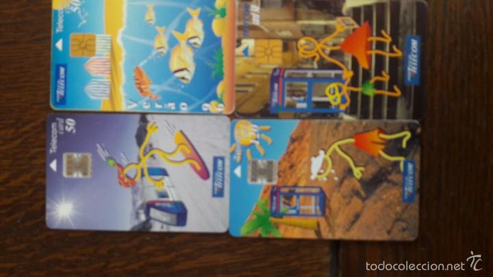 Carte telefoniche di collezione: tarjeta antigua de telefonos usada , telefonicas .