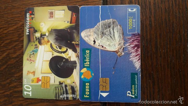 Tarjetas telef&oacute;nicas de colecci&oacute;n: tarjeta antigua de telefonos usada , telefonicas .