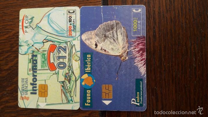 Tarjetas telef&oacute;nicas de colecci&oacute;n: tarjeta antigua de telefonos usada , telefonicas .