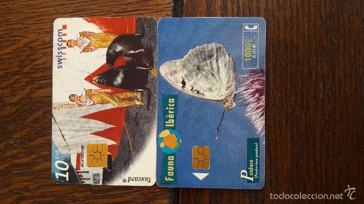 Tarjetas telef&oacute;nicas de colecci&oacute;n: tarjeta antigua de telefonos usada , telefonicas .