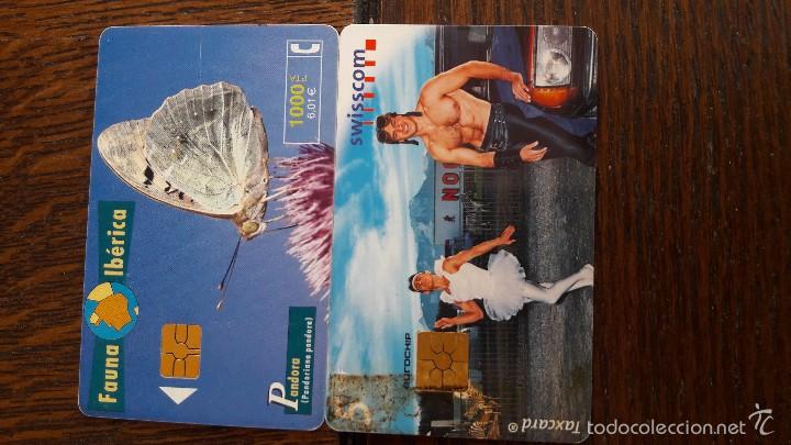 Tarjetas telef&oacute;nicas de colecci&oacute;n: tarjeta antigua de telefonos usada , telefonicas .