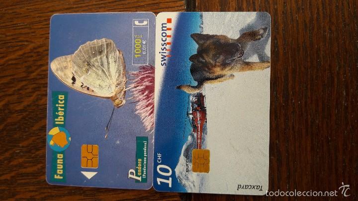 Tarjetas telef&oacute;nicas de colecci&oacute;n: tarjeta antigua de telefonos usada , telefonicas .