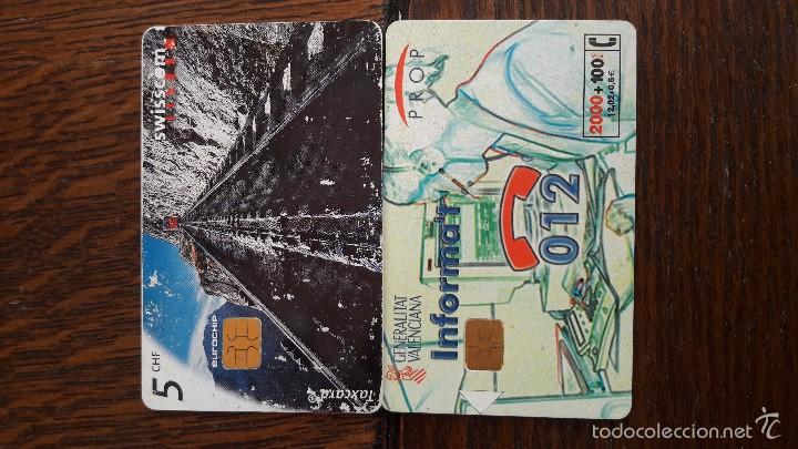 Tarjetas telef&oacute;nicas de colecci&oacute;n: tarjeta antigua de telefonos usada , telefonicas .