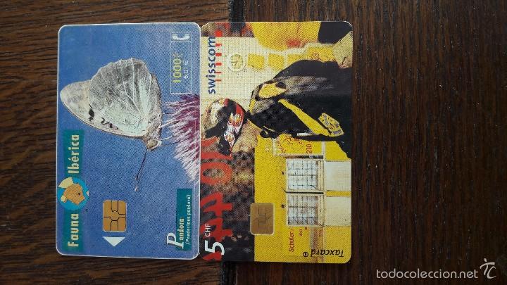 Tarjetas telef&oacute;nicas de colecci&oacute;n: tarjeta antigua de telefonos usada , telefonicas .