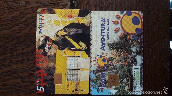 Tarjetas telef&oacute;nicas de colecci&oacute;n: tarjeta antigua de telefonos usada , telefonicas .