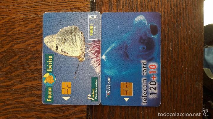 Tarjetas telef&oacute;nicas de colecci&oacute;n: tarjeta antigua de telefonos usada , telefonicas .