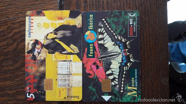 Tarjetas telef&oacute;nicas de colecci&oacute;n: tarjeta antigua de telefonos usada , telefonicas .