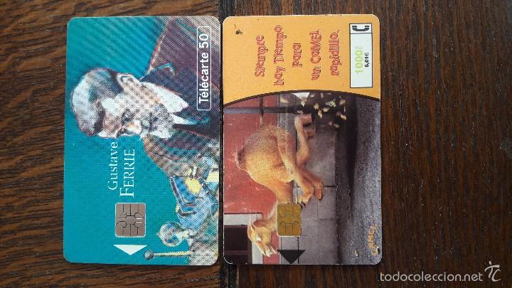 Cartes T&eacute;l&eacute;phoniques de collection: tarjeta antigua tarjetas de telefonos usada , telefonicas .