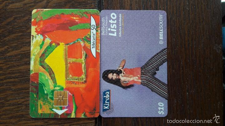 Cartes T&eacute;l&eacute;phoniques de collection: tarjeta antigua tarjetas de telefonos usada , telefonicas .