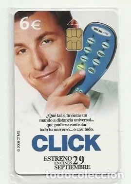 Cartes T&eacute;l&eacute;phoniques de collection: ESPA&Ntilde;A 2006 - CLICK - CINEMA (NUEVA Y PRECINTADA) (VALOR FACIAL)