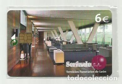 Cartes T&eacute;l&eacute;phoniques de collection: ESPA&Ntilde;A 2006 - SERFUNLE SERVICIOS FUNERARIOS DE LEON (NUEVA Y PRECINTADA) (TIRADA 3100)