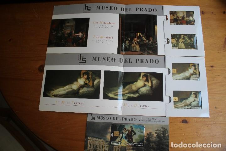 Tarjetas telef&oacute;nicas de colecci&oacute;n: LOTE E FOLDER MUSEO DEL PRADO - Foto 1
