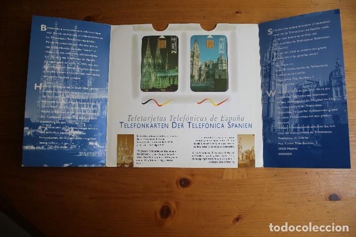 Cartes T&eacute;l&eacute;phoniques de collection: FOLDER CATEDRALES