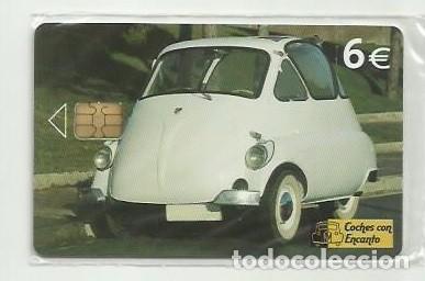 Cartes T&eacute;l&eacute;phoniques de collection: ESPA&Ntilde;A 2006 - AUTOMOVIL - BMW ISETTA - (NUEVA Y PRECINTADA)(VALOR FACIAL)