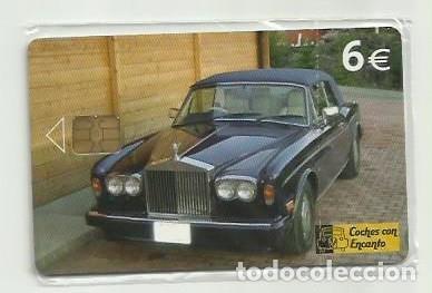Cartes T&eacute;l&eacute;phoniques de collection: ESPA&Ntilde;A 2005 - AUTOMOVIL - ROLLS ROYCE CORNICHE - (NUEVA Y PRECINTADA)(VALOR FACIAL)