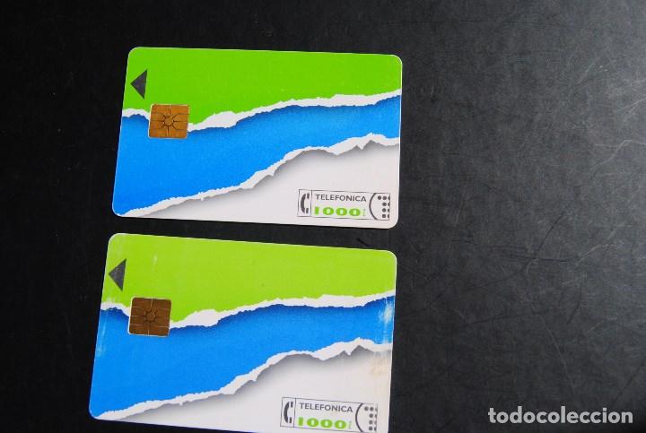 Cartes T&eacute;l&eacute;phoniques de collection: Dos tarjetas telef&oacute;nicas usadas de espa&ntilde;a
