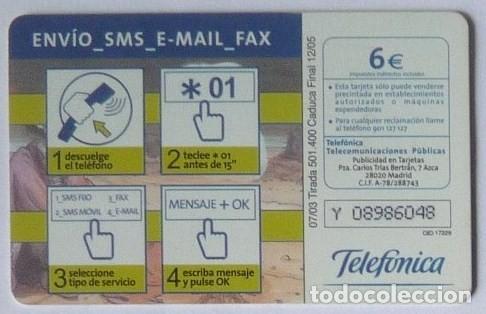Tarjetas telef&oacute;nicas de colecci&oacute;n: TARJETA TELEFONICA - Foto 2