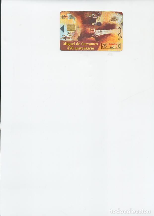 Tarjetas telef&oacute;nicas de colecci&oacute;n: TARJETA TELEFONICA MIGUEL DE CERVANTES 450 ANIVESARIO