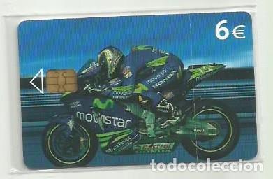Tarjetas telef&oacute;nicas de colecci&oacute;n: ESPA&Ntilde;A 2005 - MOTOCICLISMO - DANI PEDROSA Y SETE GIBERNAU - NUEVA Y PRECINTADA