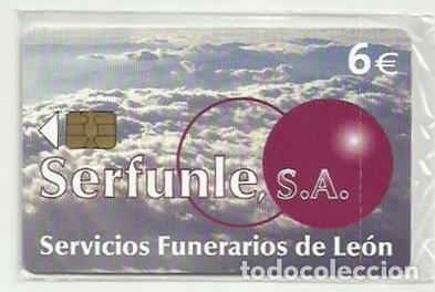 Tarjetas telef&oacute;nicas de colecci&oacute;n: ESPA&Ntilde;A 2005 - SERFUNLE - SERVICIO FUNERARIOS DE LEON - NUEVA Y PRECINTADA