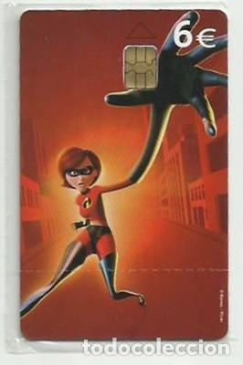 Tarjetas telef&oacute;nicas de colecci&oacute;n: ESPA&Ntilde;A 2005 - LOS INCREIBLES - CINE - NUEVA Y PRECINTADA