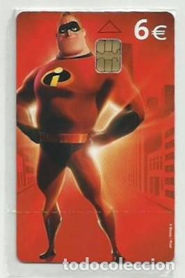 Tarjetas telef&oacute;nicas de colecci&oacute;n: ESPA&Ntilde;A 2005 - LOS INCREIBLES - CINE - NUEVA Y PRECINTADA