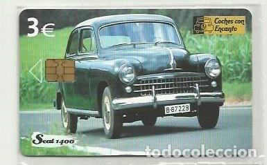 Tarjetas telef&oacute;nicas de colecci&oacute;n: ESPA&Ntilde;A 2004 - AUTOMOVIL - SEAT 1400 - NUEVA Y PRECINTADA Y A SU VALOR FACIAL