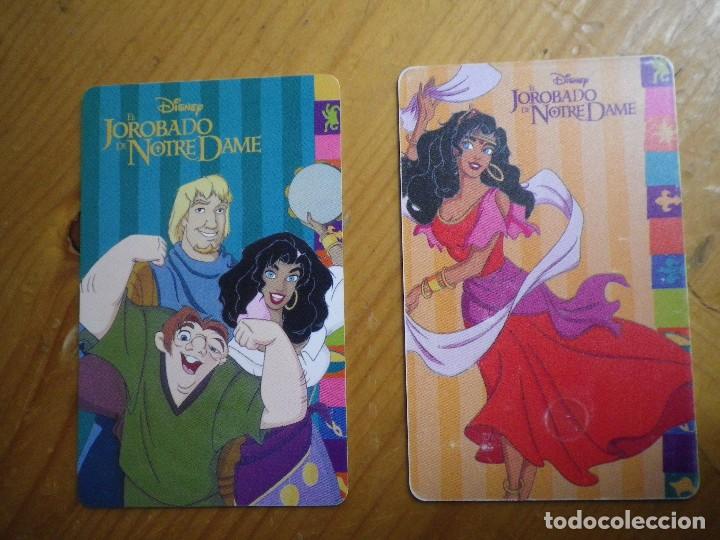 Collection telephone cards: 2 TARJETAS TELEFONICA DISNEY  EL JOROBADO DE NOTRE DAME  06-96